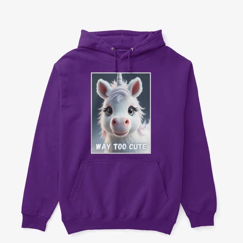 Way Too Cute - Unicorn