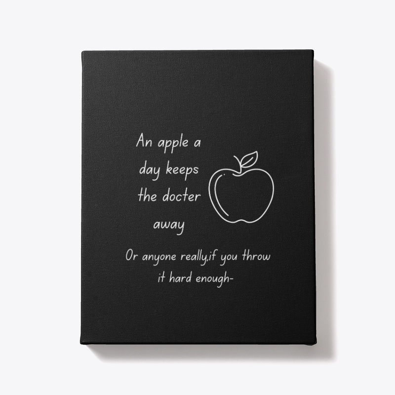 An apple a day can keep anyone away!