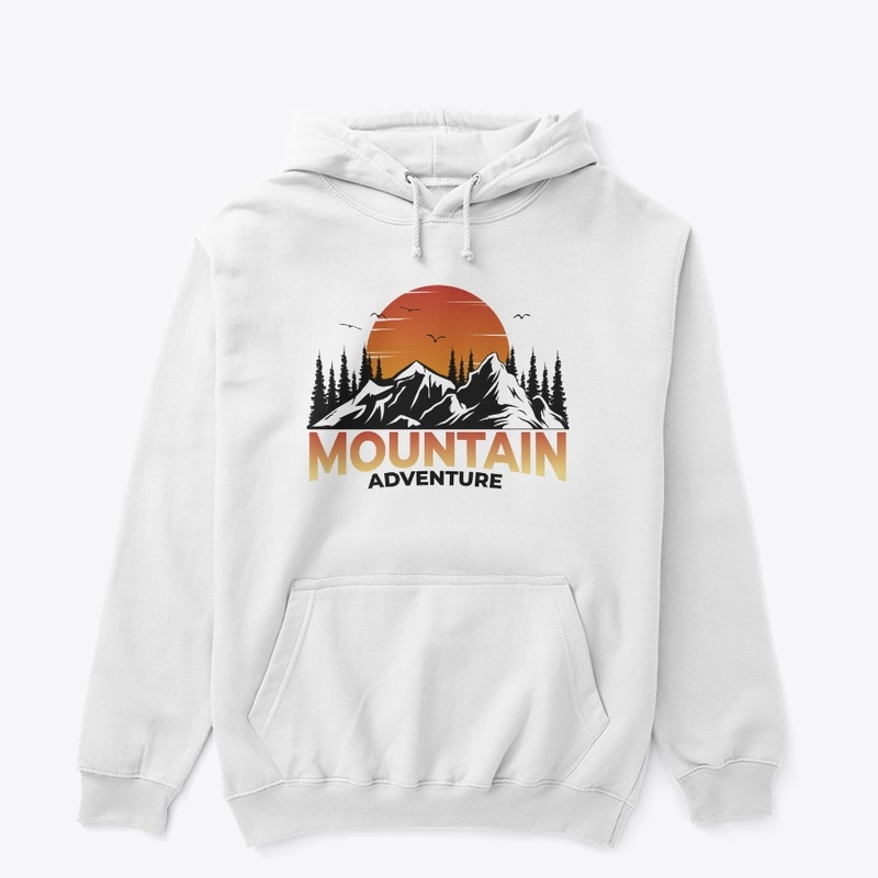 Mountain pine tree adventure sunset 