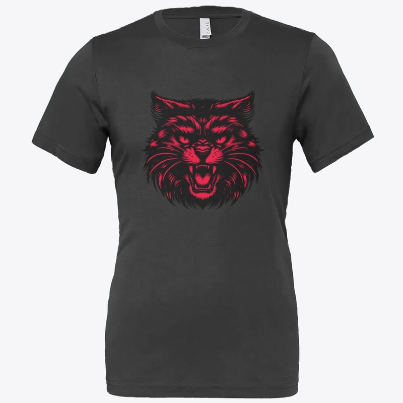 Fierce Angry Cat Artwork