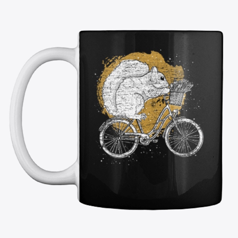 Squirrel And Bicycle