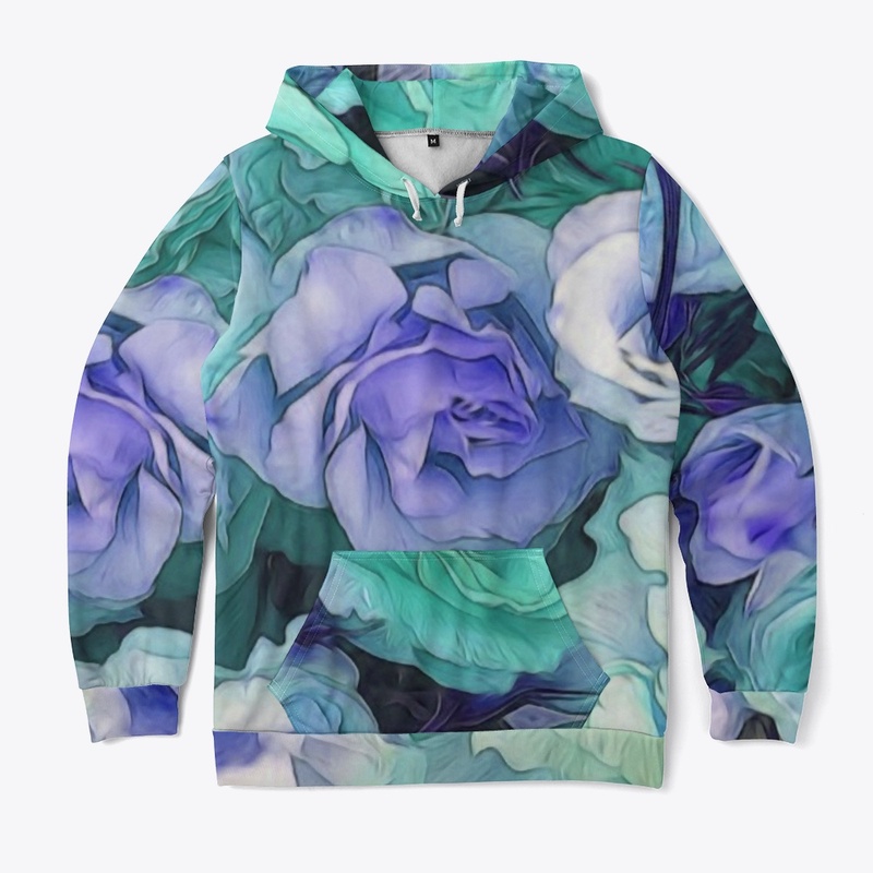 Aqua Flower Kaleidoscope