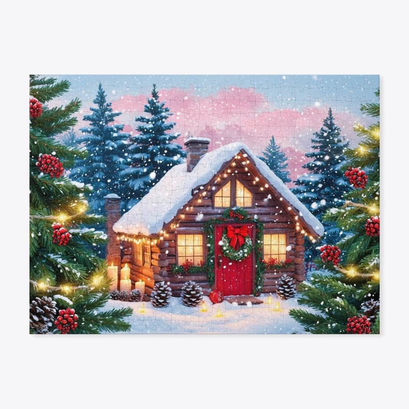Xmas Snow Cabin