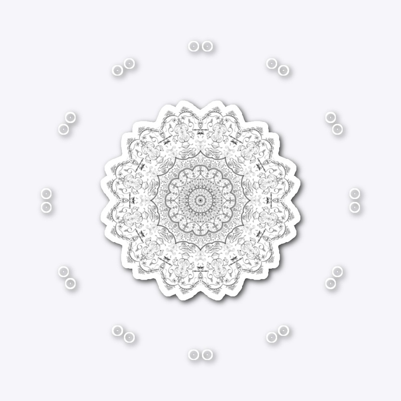 Mandala style abstract design