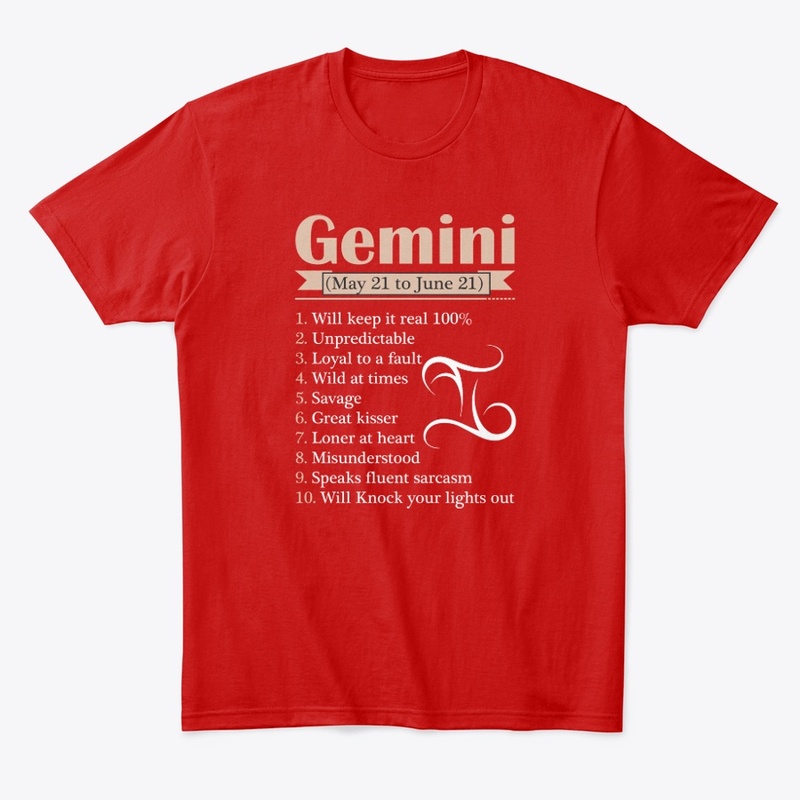 Gemini Facts May- June Shirt