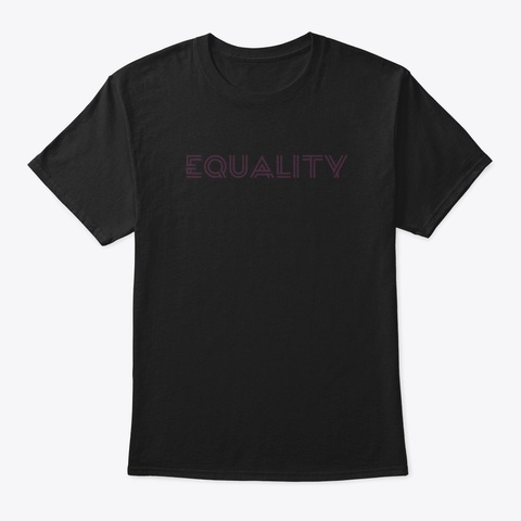 Equality Apbml Black T-Shirt Front