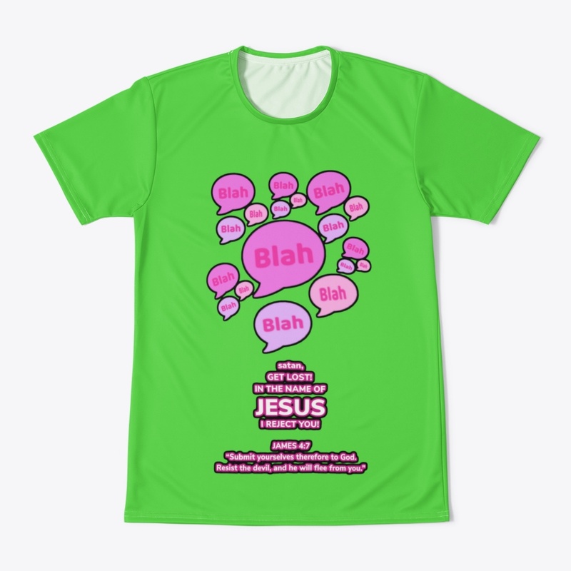 In JESUS Name, satan I reject you (pink)