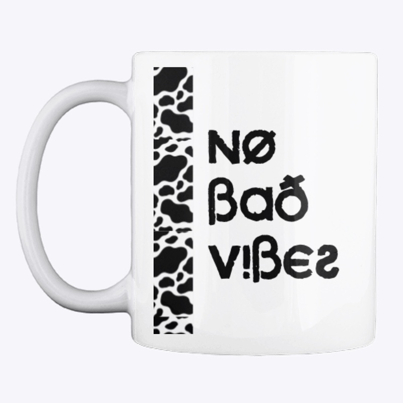 Home - No Bad Vibes Cow Print