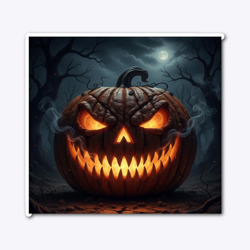 Spooky Jack O Lantern