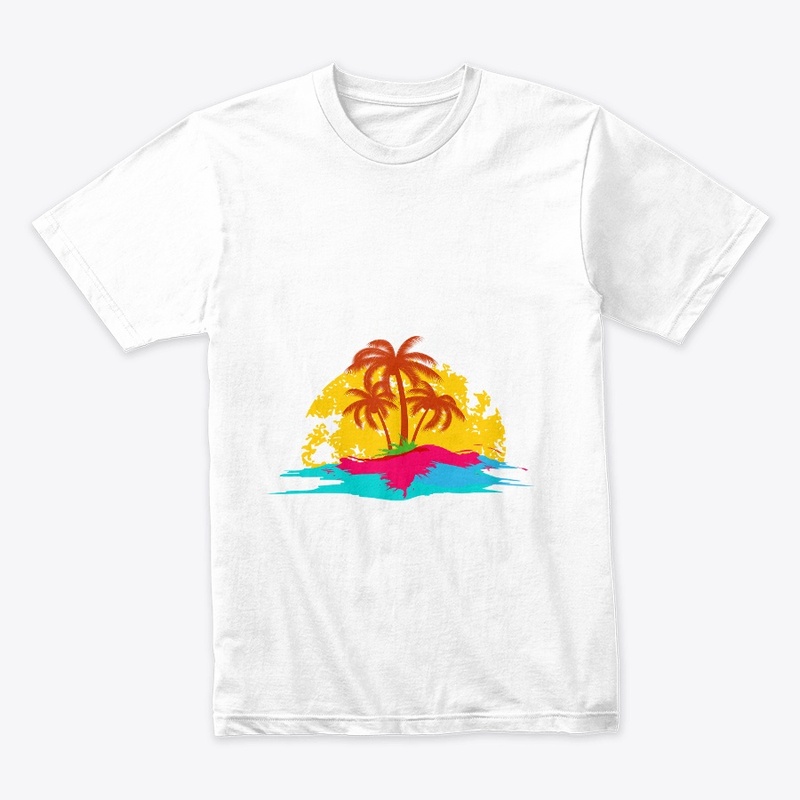 Holiday, Tropical elements, leaf T Shirt