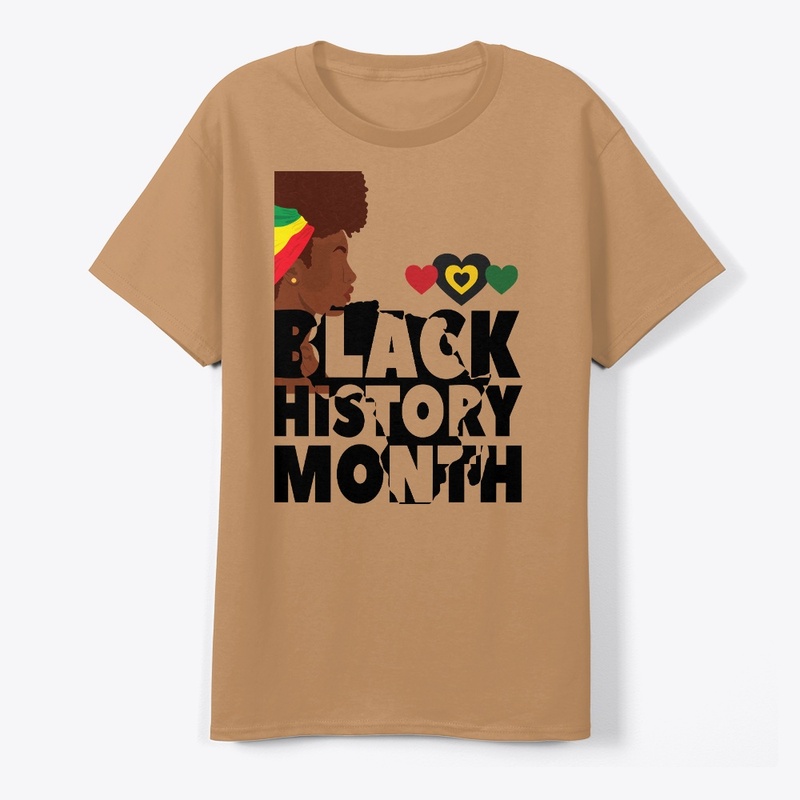 Black History Black Girl T-Shirts 