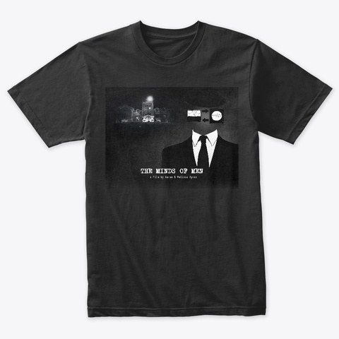 The Minds Of Men Vintage Black T-Shirt Front