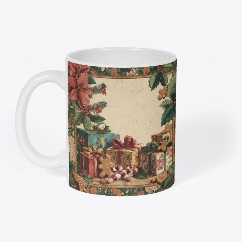 Festive Christmas Gifts Poinsettia Frame