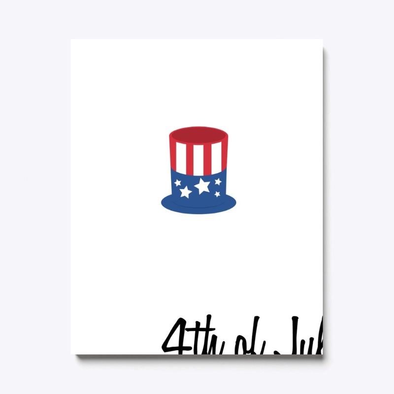 Uncle Sam hat 4th of July Tee