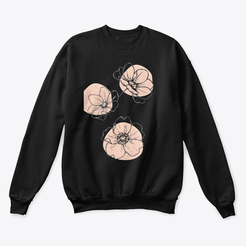 Floral design t-shirt 
