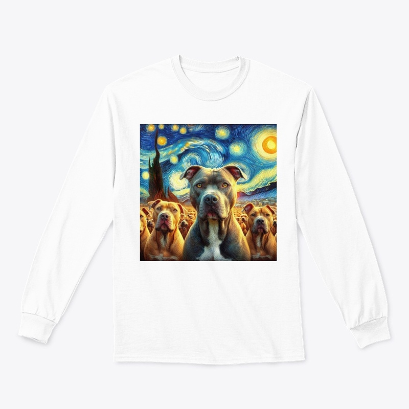 Pitbulls Starry Night
