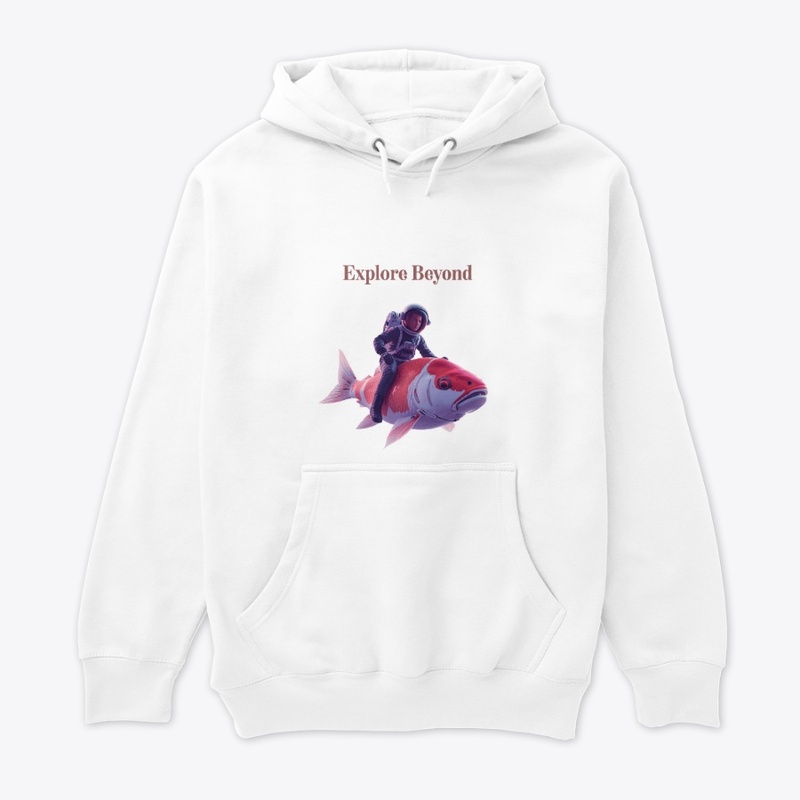 Explore Beyond – Astronaut Riding Koi