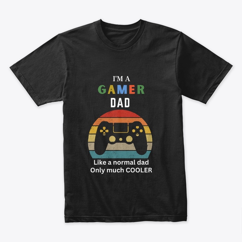Gamer Dad Fathers day tshirt