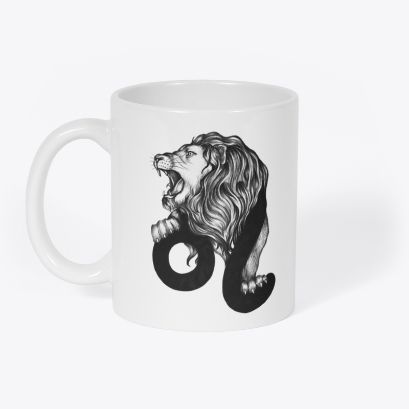 Roaring Lion Print T-Shirt & Hoodies: