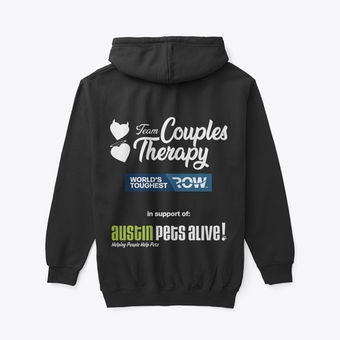 Team Couples Therapy Gear Black T-Shirt Back