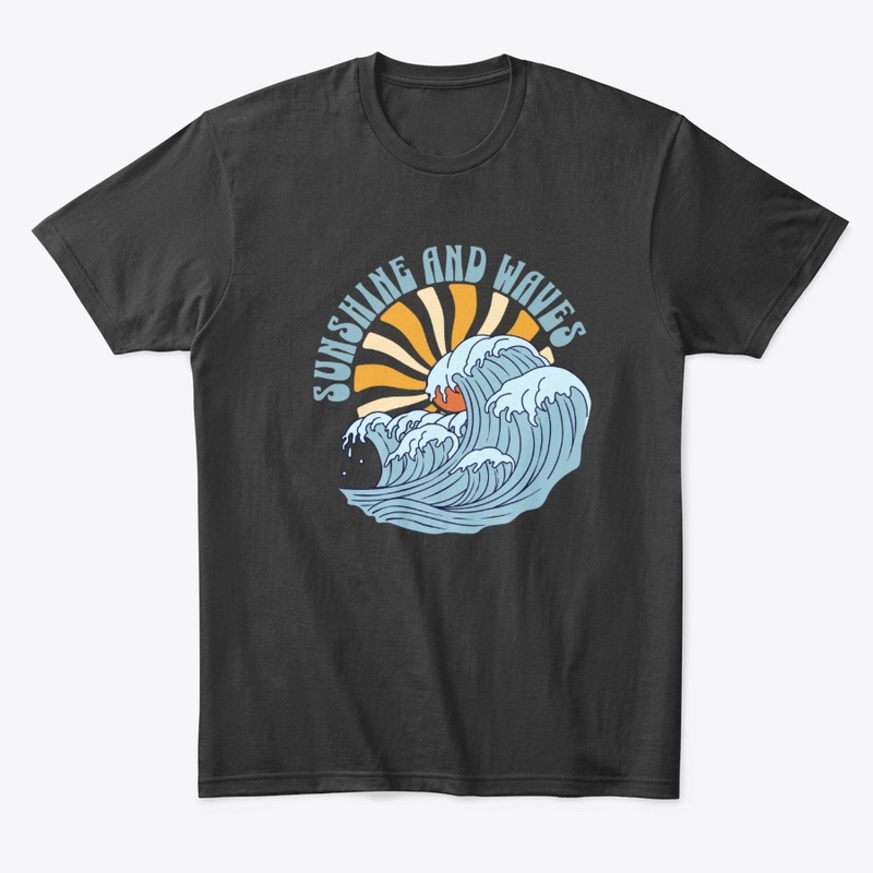 Sunshine and Waves Summer Tropical Merch