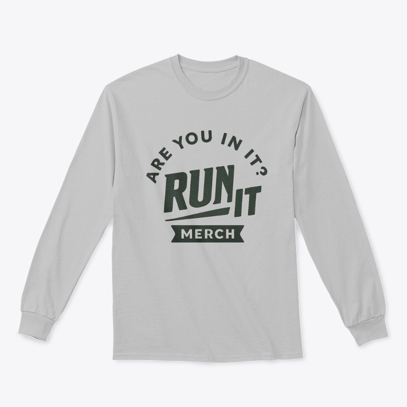 Retro Run It Merch Logo tee