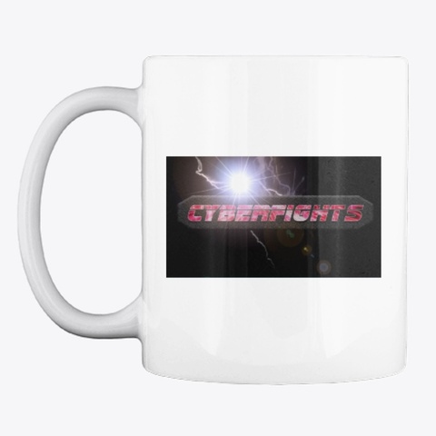  Cyberfights Season 5 Logo Merch White T-Shirt Front