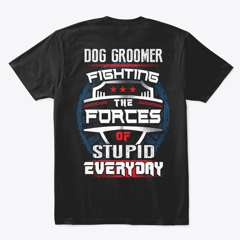 Dog Groomer Fighting Forces Hoodie