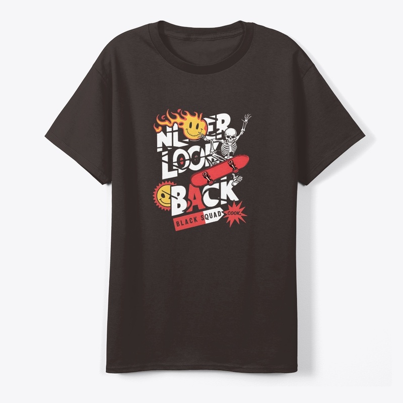 Look back t-shirt design 