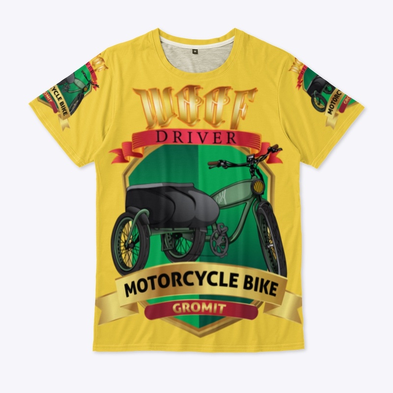 Gromit Motorcycle Bike All-Over-Print
