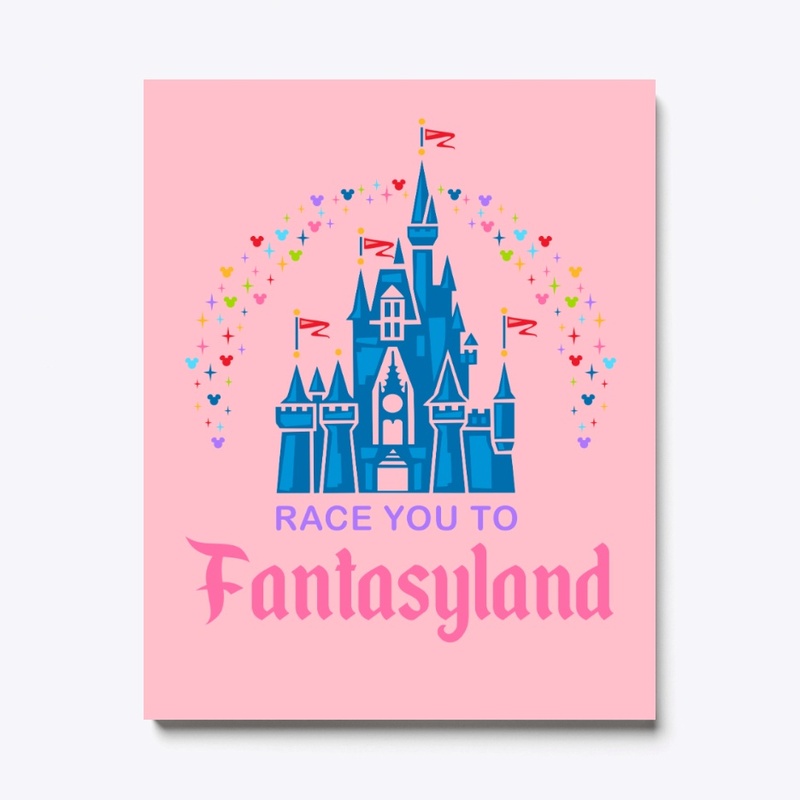 Race You To Fantasyland Pink