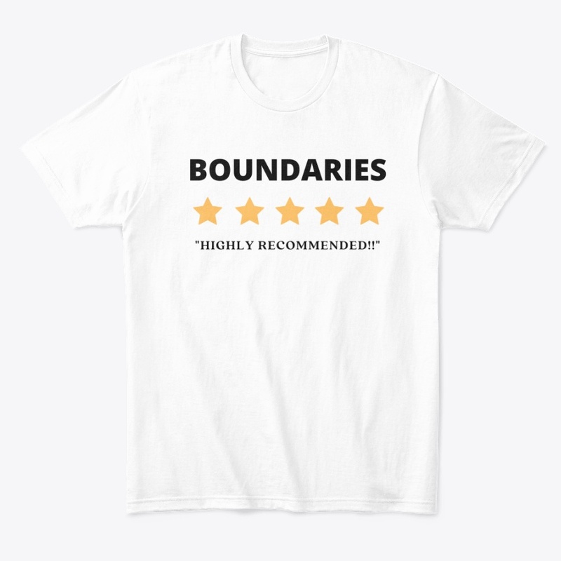 Boundaries w/Black Writing
