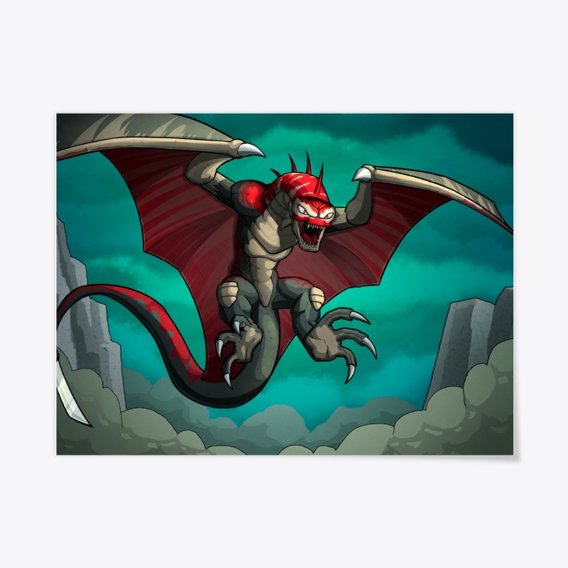 The Stained Dragon Slayer POSTER