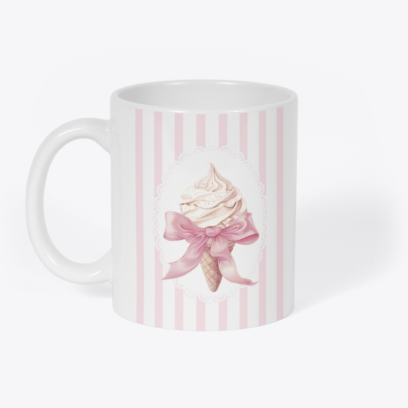 Pink Bow with Vilina Ice Cream