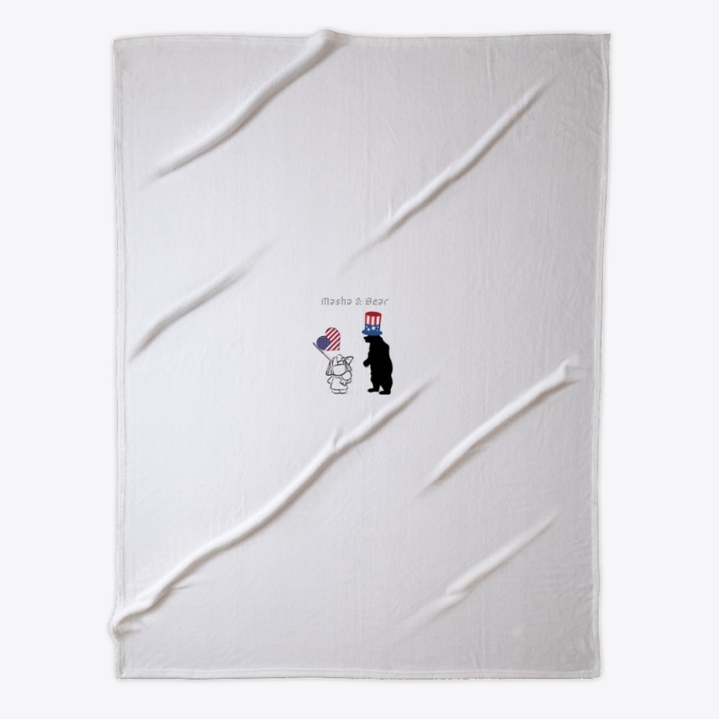 Masha & Bear Happy Independence day Tee!