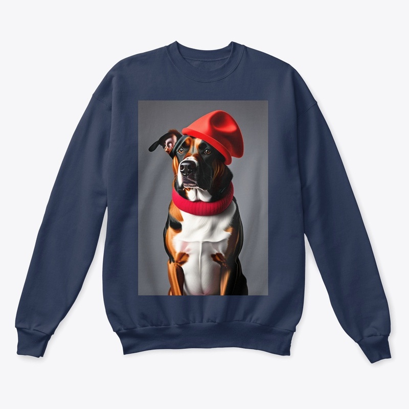 Big Dog with red cap 
