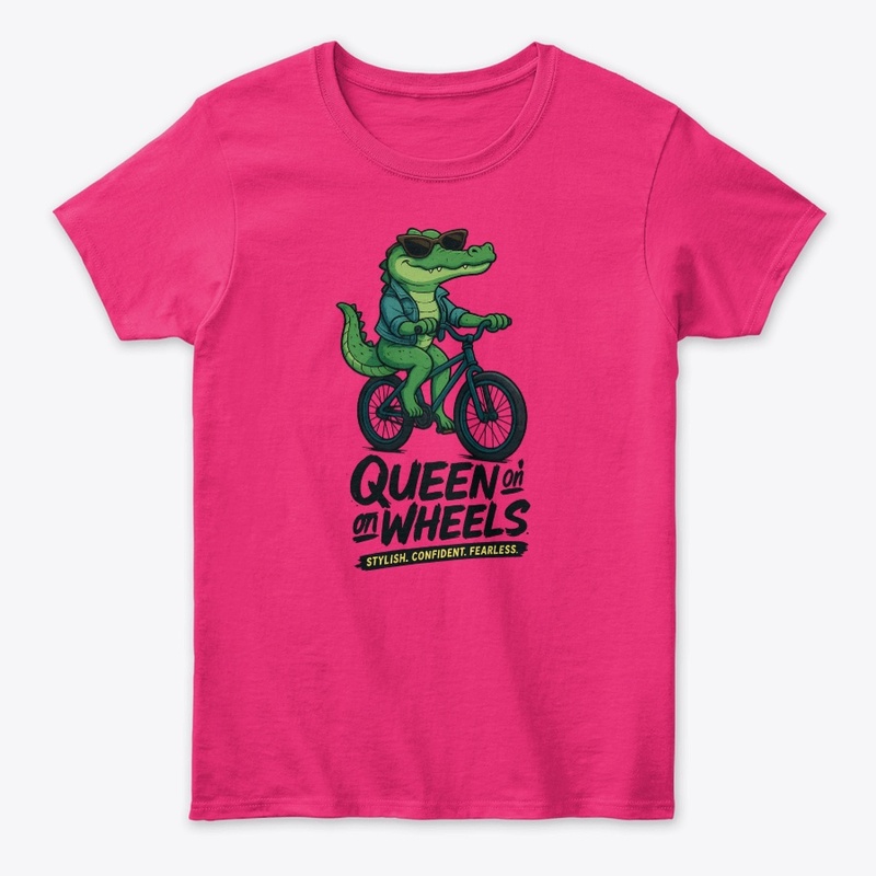 Stylish crocodile T-shirt with attitude