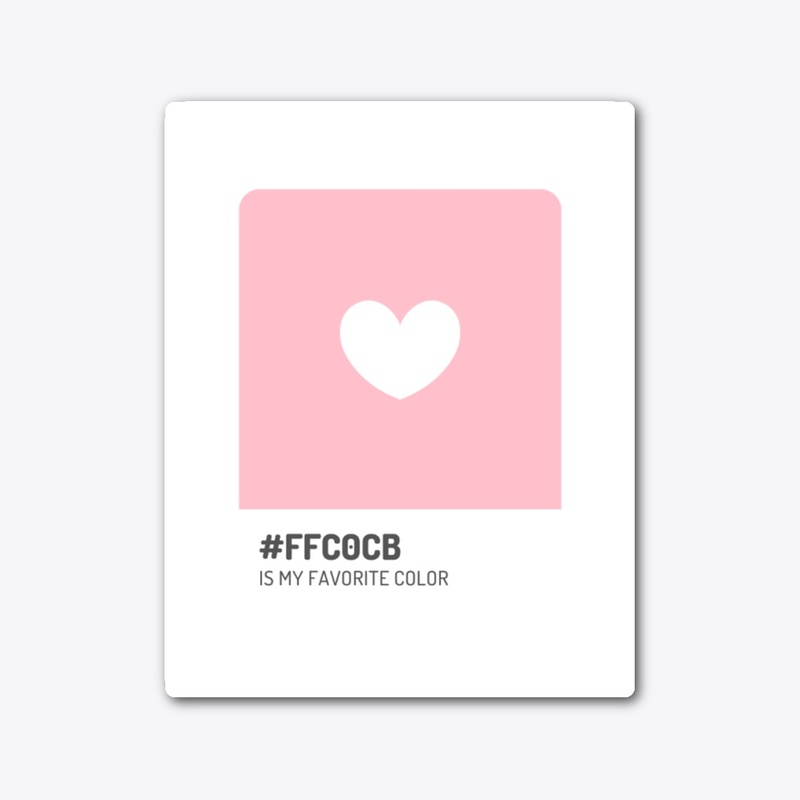 #FFCOCB IS MY FAVORITE COLOR