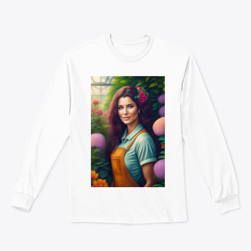 garden party t-shirt pastel butterflies