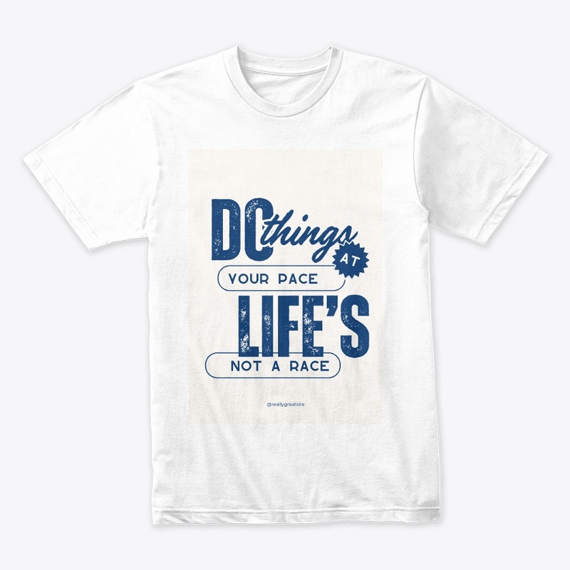 "Vanilla Cream Tee - Life’s Not a Race"