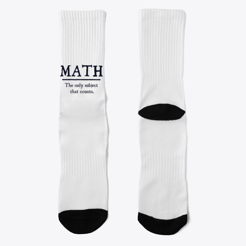 Math the only subject that counts.