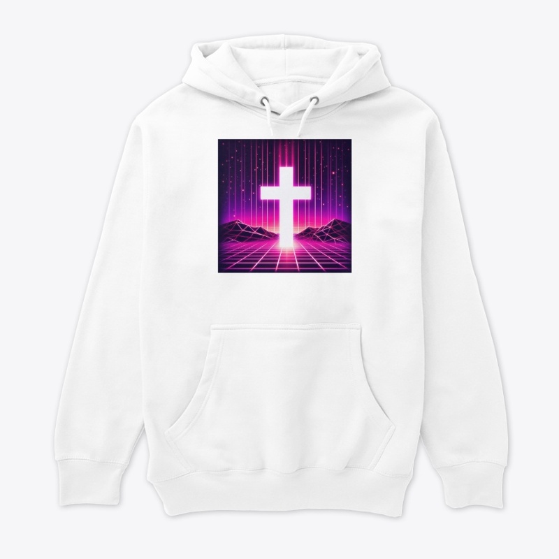 Jesus Saves - Vaporwave Cross Tee