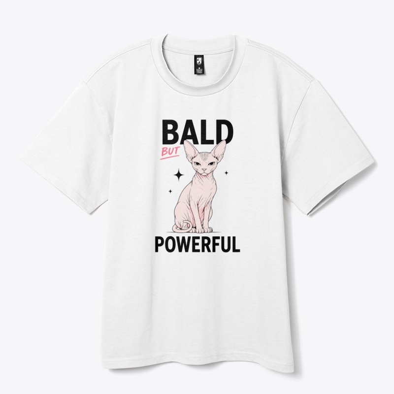 Bald But Powerful Sphynx Cat