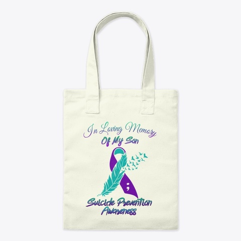 In Loving Memory Of My Son Natural T-Shirt Front