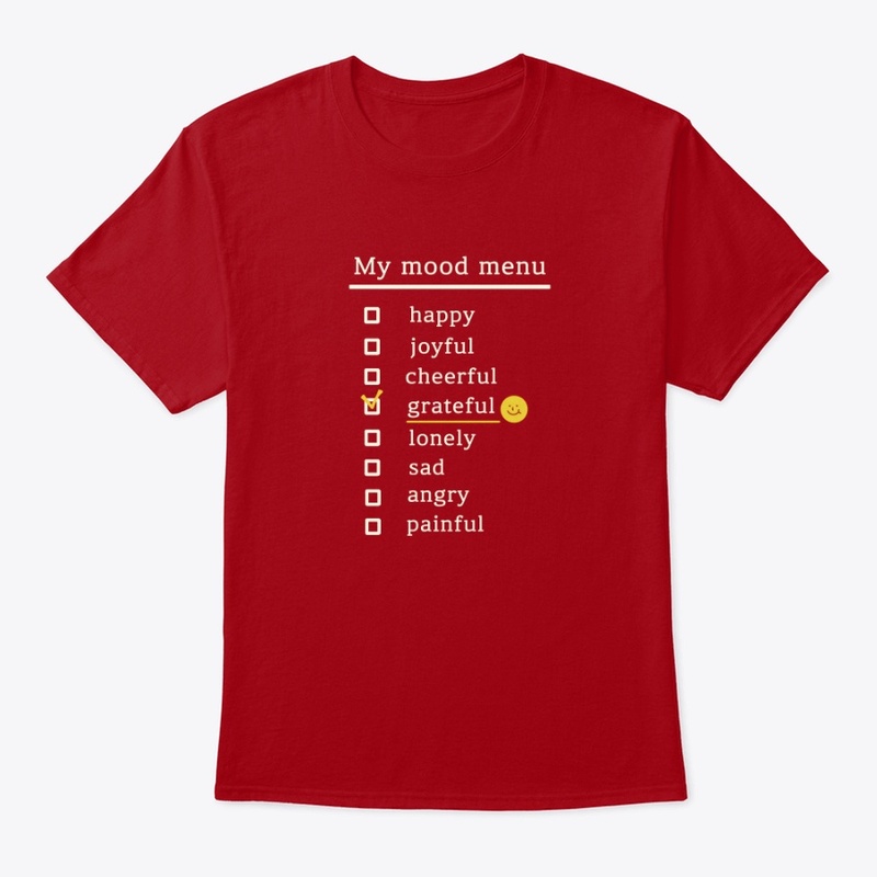 My mood menu(grateful)