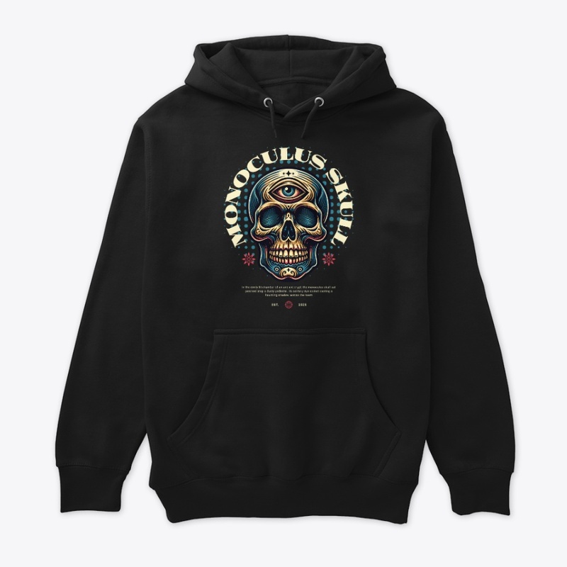 Monoculus Skull Creepy Eyeball Halloween