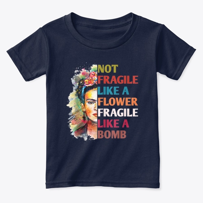 Not like a flower fragile like a bomb
