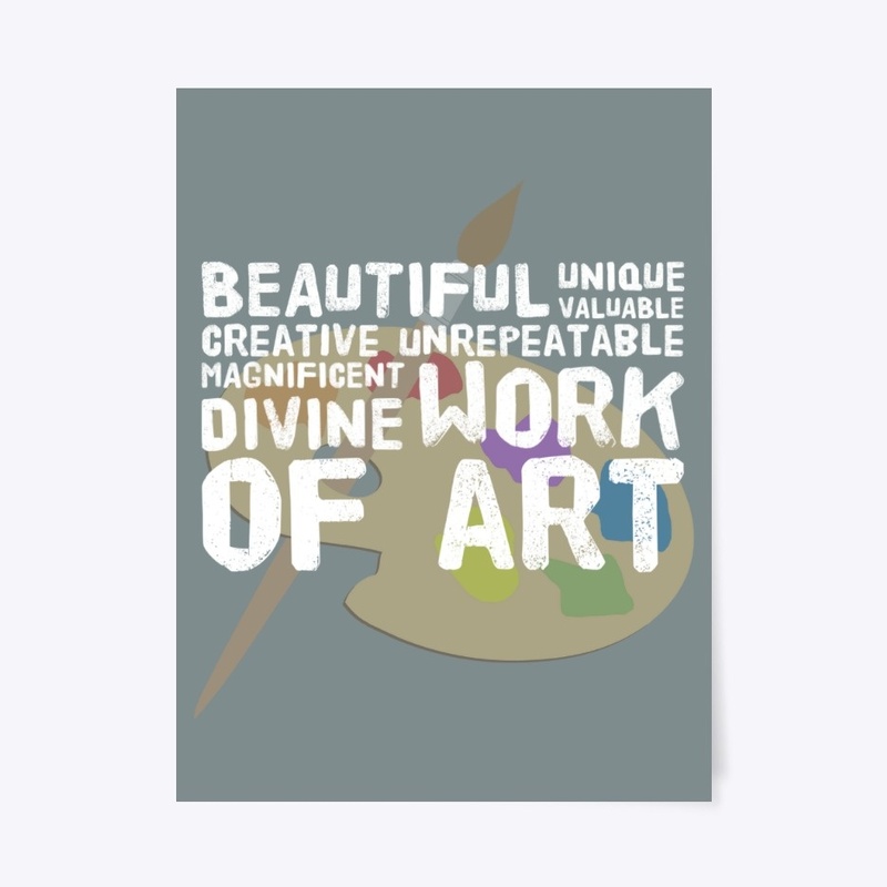 Work of Art (White Letters)