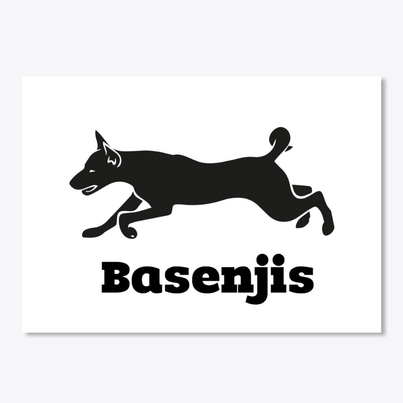 Basenjis car decal