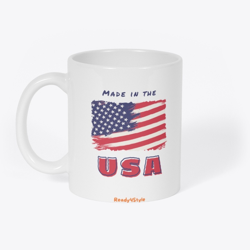 Made In The USA design White Edition